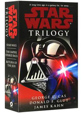 星球大战正传三部曲 Star Wars Trilogy 英文原版科幻小说 新的希望 帝国反击战 绝地归来 英文版星战电影原著书 George Lucas