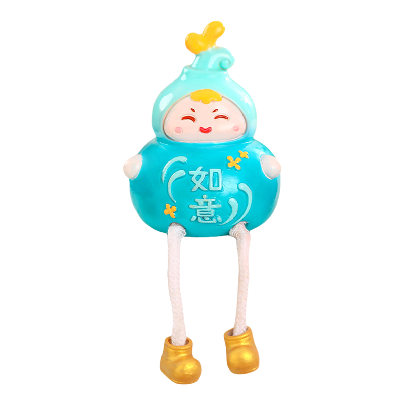 葫芦吊脚娃娃摆件柜子装饰