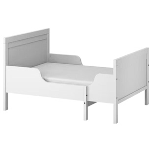 国内代购宜家儿童床 实木床桑维 加长床框架带床板