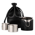 纯钛茶具套装高端便携式旅行茶具泡茶壶户外露营茶器轻奢茶具礼盒