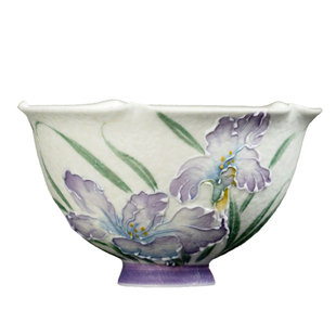 手工紫鸢凝华陶瓷茶杯功夫茶具家用喝茶杯子主人杯品茗杯女士专用