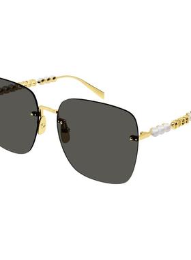 开云眼镜 古驰GUCCI男女同款方框金属防晒方框太阳镜墨镜GG1923SA