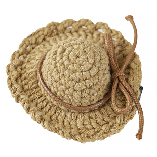 原创手工毛线小帽子发夹头饰女童宝宝可爱侧边夹发卡顶夹新年发饰