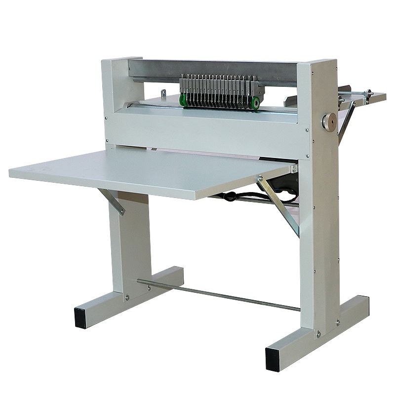 宝预600/500圆刀不干胶划线机虚线标签纸半穿模切机滚切机可调速