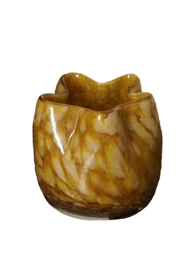 一枚橙 「孤品」几何琥珀色板房摆件烛台杯客厅卧室床头柜装饰品