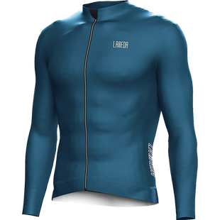 兰帕达5-15度光辉春秋冬季男女抓绒保暖加绒骑行服长袖公路自行车