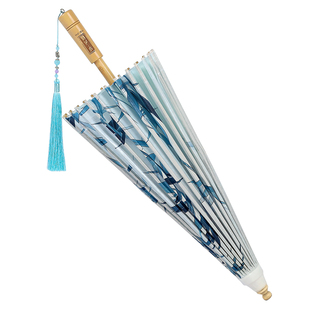 毕六福油纸伞晴雨两用国风非遗手工防水满穿伞老式古风雨伞可定制