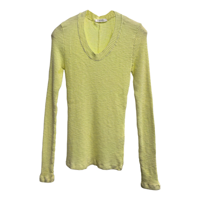 现货TALK韩国背线螺纹长袖打底衫