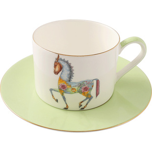 轻奢欧式骨瓷咖啡杯套装英式陶瓷家用下午花茶杯具茶具小奢华杯子