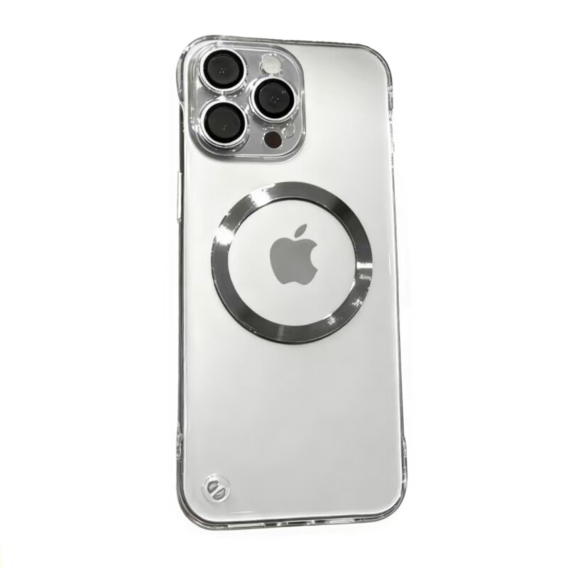 适用苹果16pro手机壳新款iPhone17promax透明无边框防尘15Pro磁吸14全包13自带镜头12高级感12超薄裸感11外壳
