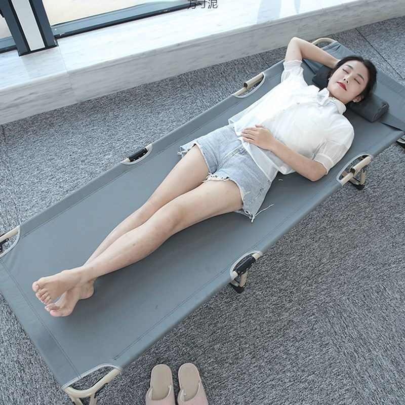 折叠单人床单人折叠床沙发床办公室简易床批发户外床厂床午睡午休