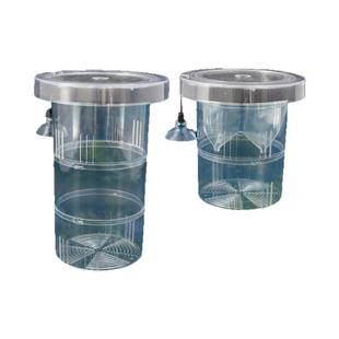 孔雀鱼繁殖隔离盒产卵桶母鱼孵化网产房小鱼幼鱼隔离透明产子产箱