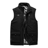 智能双控加热羽绒马甲潮流电热