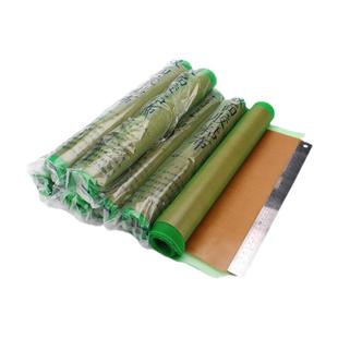 纸箱厂印刷用贴版双面胶粘布 强力高粘度绿网贴橡胶版柔性板木材质玻璃塑料地毯布基胶带一2CM34公分宽10米