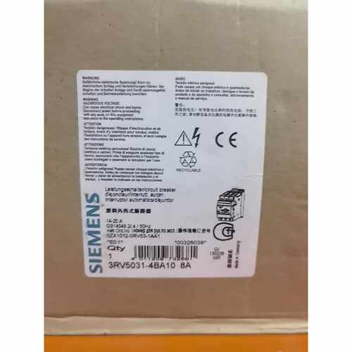 【议价-可维修】  3RV5031-4BA10 断路器 8A /均有货