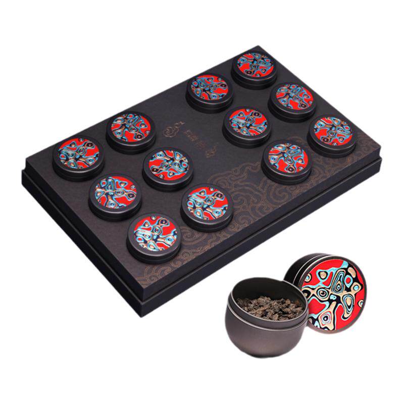 新益号十五年普洱茶礼盒装碎银子