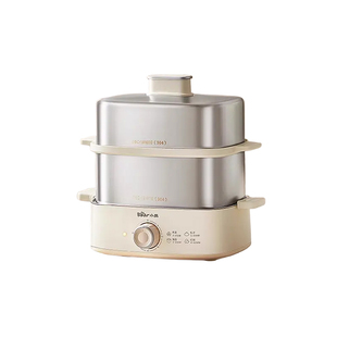 小熊电蒸锅家用多功能智能预约保温定时蒸蛋器不锈钢隔水蒸早餐机