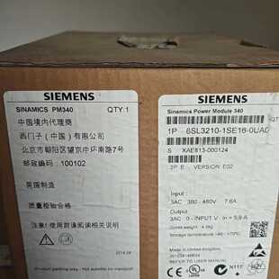 西门子PM240功率模块 6SL3224-0BE22-2UA