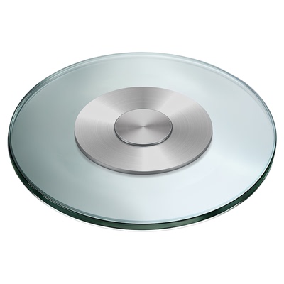 转盘餐桌旋转圆盘家用酒店商用吃饭店大桌子圆形桌面钢化玻璃转盘
