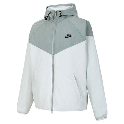 男子连帽保暖休闲加绒运动外套