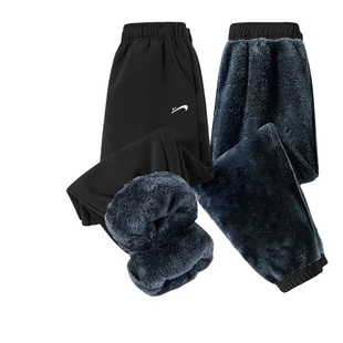 贵人鸟童装男童裤子2026新款冬加厚儿童防风冲锋裤女童加绒运动裤