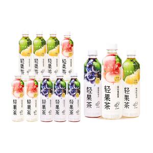 喜茶轻果茶果味茶饮料柚柚黑加仑蔓越莓混合口味450ml*12瓶