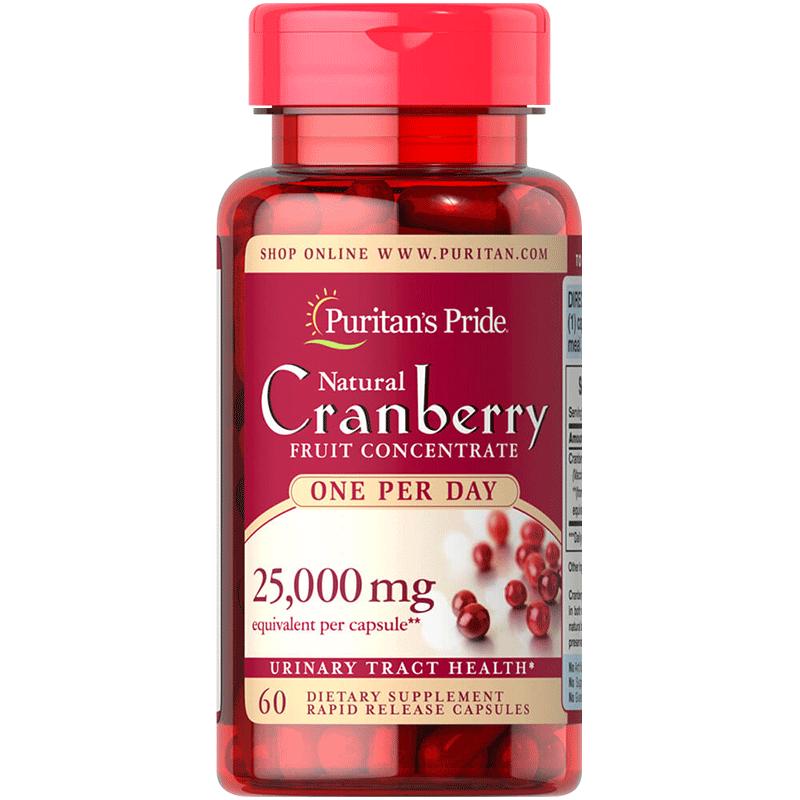 美国普丽普莱 呵护女泌尿系统蔓越莓浓缩营养胶囊500mg*60粒/瓶
