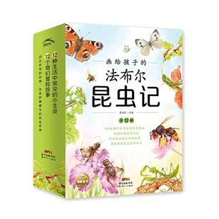 当当网 画给孩子的法布尔昆虫记全12册彩图版昆虫书奇幻冒险故事绘本科学和幻想海豚绘本花园科普百科小学生7-12岁课外阅读故事书