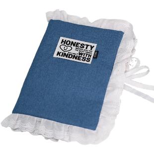 BlankLabel牛仔A4四孔活页夹九宫格相册卡册试卷文件收纳归类