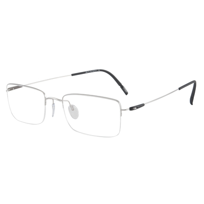 诗乐半框商务眼镜可配近视度数