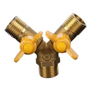 铜加厚燃气阀门开关煤气阀天然气球阀内外丝阀专用球阀Y型阀门4分