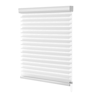 厨房专用窗帘免打孔窗户遮挡帘电动香格里拉百叶窗帘餐厅遮阳卷帘