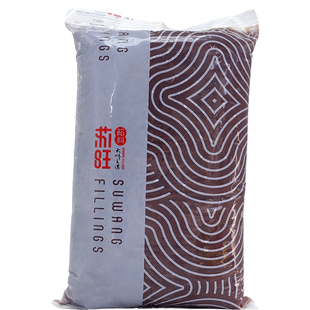 苏旺奶油红豆粒馅红豆沙馅料带颗粒蛋黄酥糕点包馅馅料低甜5kg