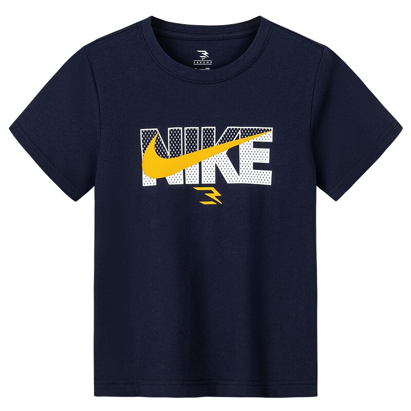 Nike 3brand童装儿童短袖男童T恤夏季2026新款运动T上衣N32522451