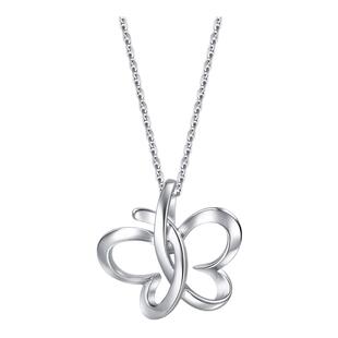 周生生Pt950铂金蝴蝶吊坠白金项坠女款定价83672P