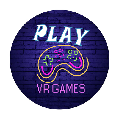 圆形电竞地垫转椅垫防滑耐磨