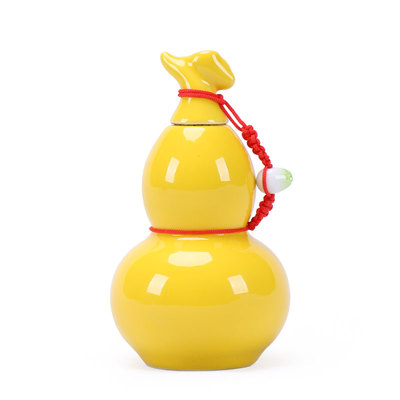 密封罐陶瓷罐免费排版加印葫芦罐