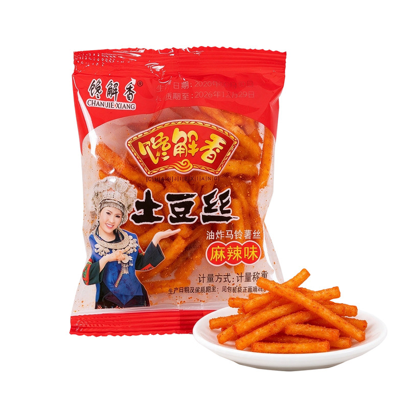 贵州馋解香甜辣土豆丝中式薯条