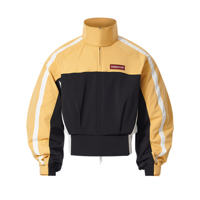 EXITMODE BY BLINDNOPLAN 25AW 撞色运动拼接廓形短款棉服外套