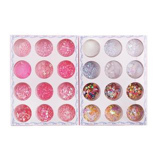 网红亮片眼妆仙女眼角星星贴化妆饰品lolita软妹少女闪粉亮粉套装