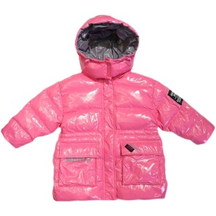 木瓜汁冬新款儿童90白鸭绒免洗羽绒服男女童保暖外套潮27008