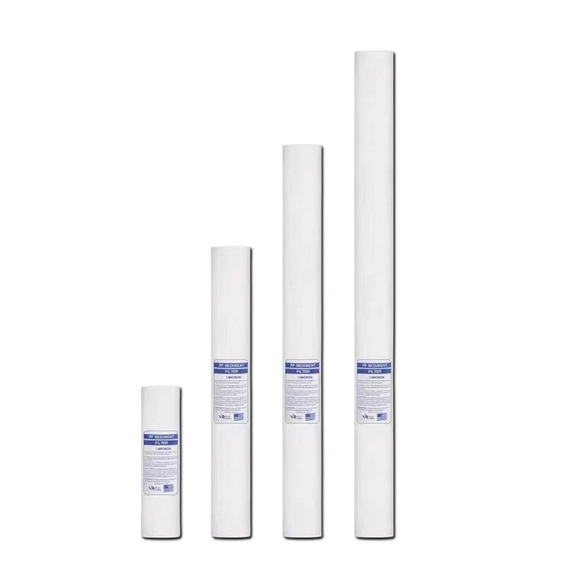 PP棉熔喷滤芯10寸20寸30寸40寸精密过滤器通用工业聚丙烯熔喷滤芯