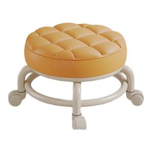 万向轮小凳子可移动家用矮凳带娃神器儿童客厅茶几凳美缝滑轮板凳