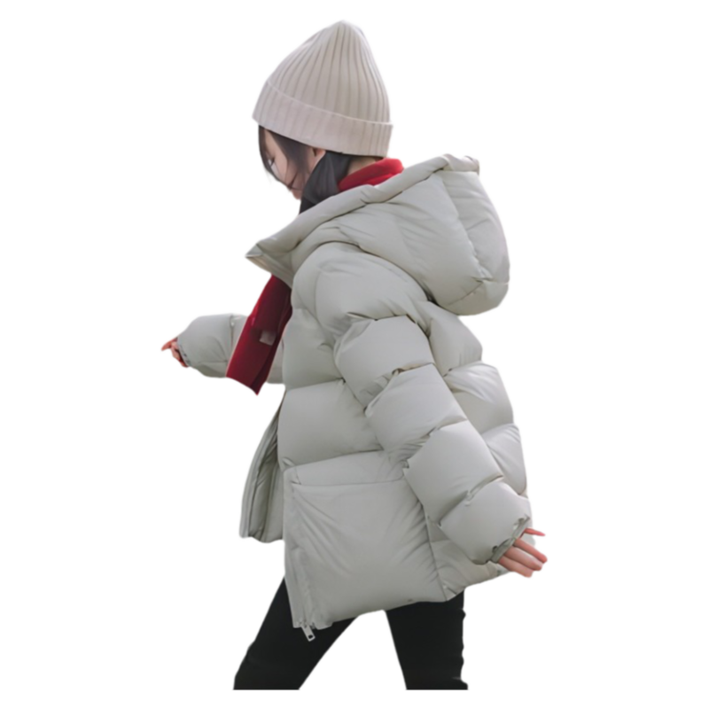 鹅小宝短款95白鹅绒童装羽绒服