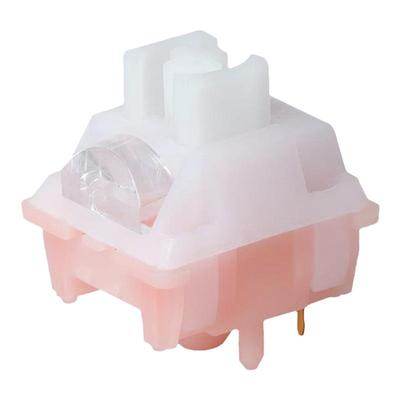 敲咪咪轴轻音POM轴静音轴导光柱客制化机械键盘热插拔线性轴体