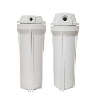 丰达10寸滤瓶加厚前置过滤瓶2分4分内牙抗压滤瓶白瓶净水器通用配