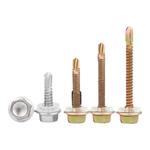 外六角钻尾螺钉彩钢瓦燕尾螺丝钉自攻自钻螺丝钻铁皮钢板M4.8M5.5