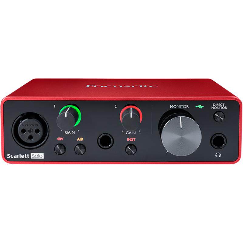 focusrite福克斯特三代制作声卡