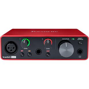 福克斯特Focusrite Solo3专业录音编曲吉他有声书录音麦克风声卡