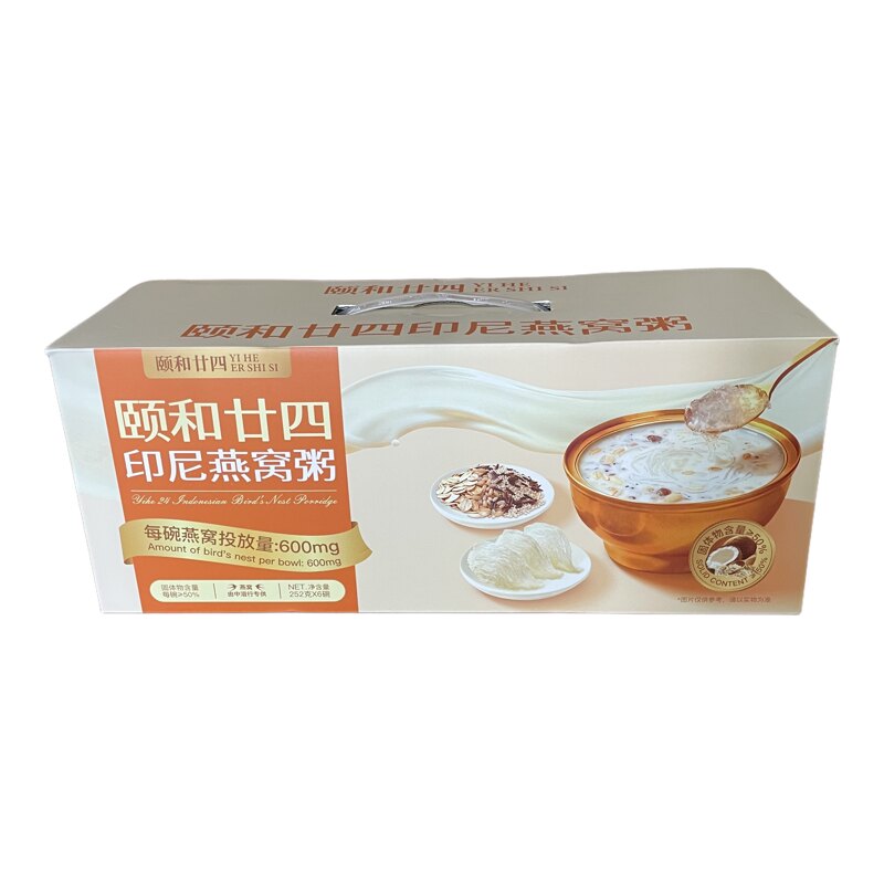 厚椰乳燕窝粥252*6碗即食礼盒